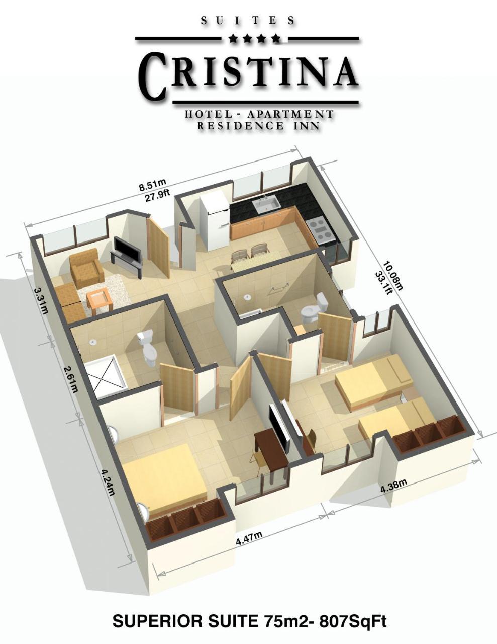 Hotel Residence Inn Suites Cristina San José Dış mekan fotoğraf